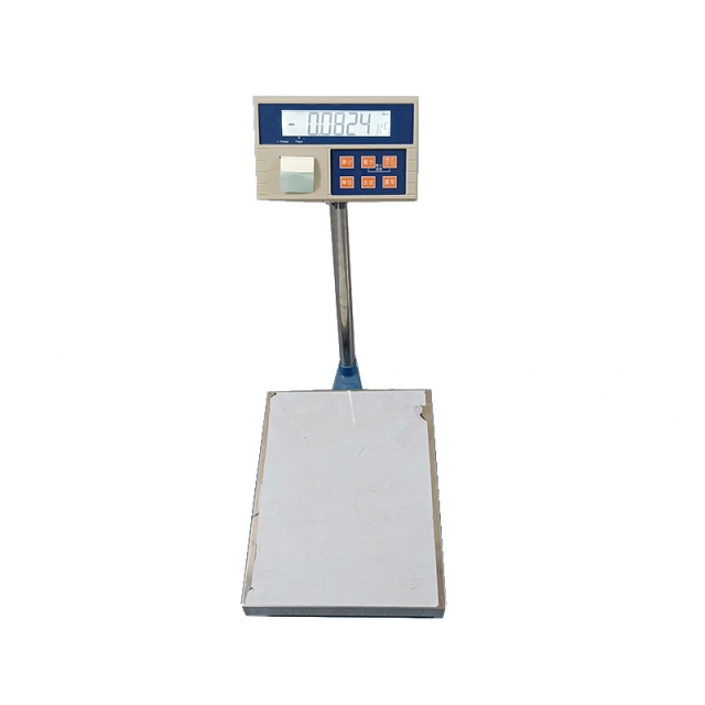 Self-adhesive printing scale